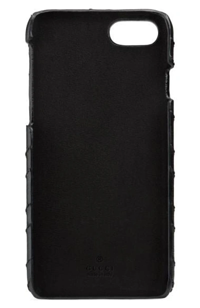 Shop Gucci Gg Marmont 2.0 Matelassé Leather Iphone 7 Case In Nero