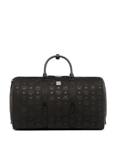 Shop Mcm Dieter Monogrammed Weekender Bag In Black
