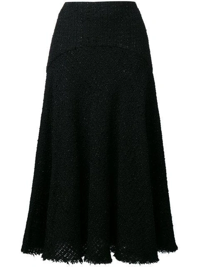 Shop Alexander Mcqueen Bouclé Midi Skirt