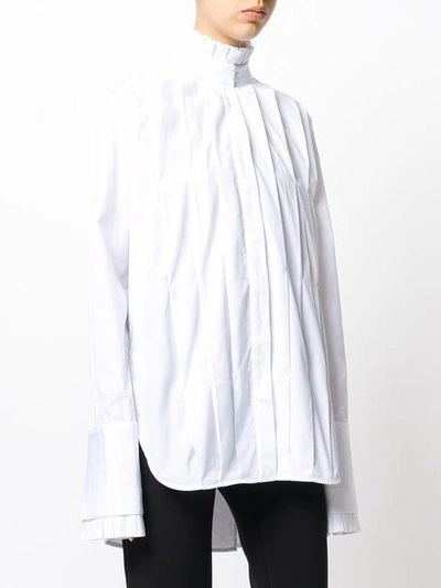 Shop Ellery Classic Fitted Shirt In White
