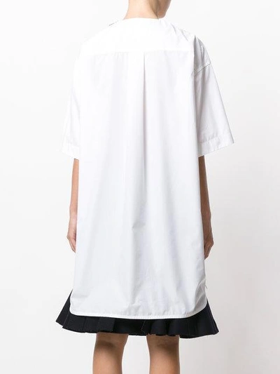 Shop Sacai Printed T-shirt In White