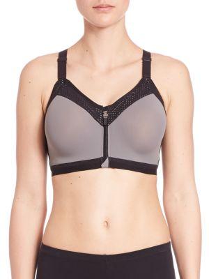 wacoal front zip sports bra