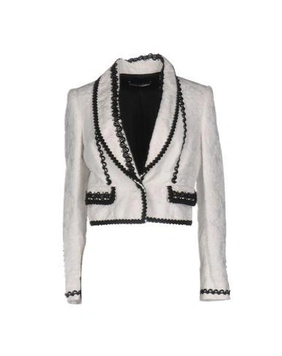 Shop Dolce & Gabbana Blazers In White