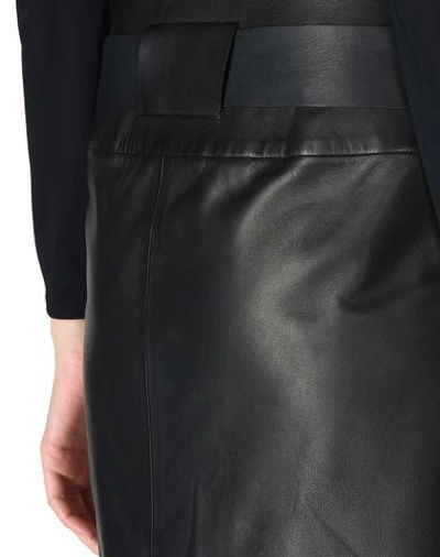 Shop Maison Margiela 3/4 Length Skirts In Black