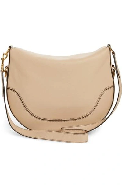 Shop Marc Jacobs Leather Shoulder Bag - Beige In Buff