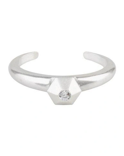 Shop Maison Margiela Bracelet In Silver