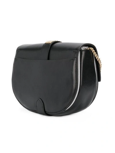 Shop Lanvin Lien Shoulder Bag In Black