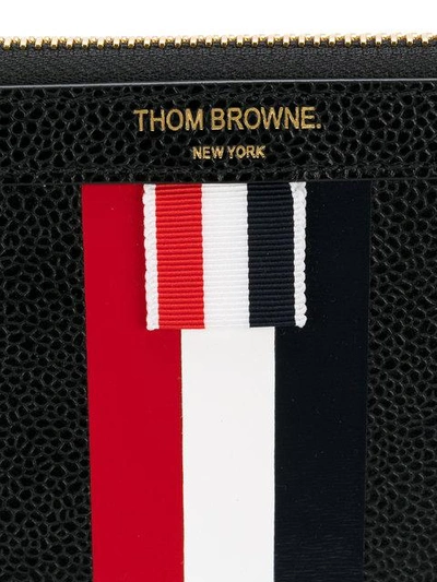 Thom Browne Tricolour Zipper Tablet Holder