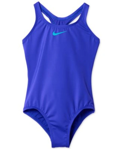 Nike 1-pc. Racerback Tank Core Swimsuit, Big Girls (7-16) In Paramount