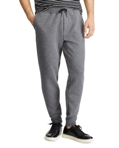 Shop Polo Ralph Lauren Double-knit Jogger Pants In Foster Gray Heather