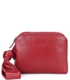 THE ROW Wristlet leather clutch