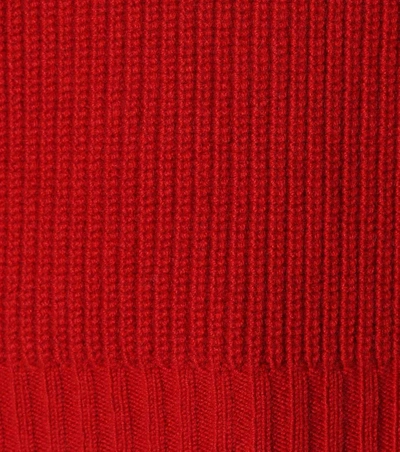Shop Apc Joëlle Wool And Cashmere Sweater In Red
