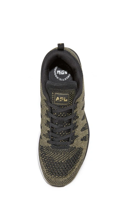 Shop Apl Athletic Propulsion Labs Techloom Pro Running Sneakers In Black