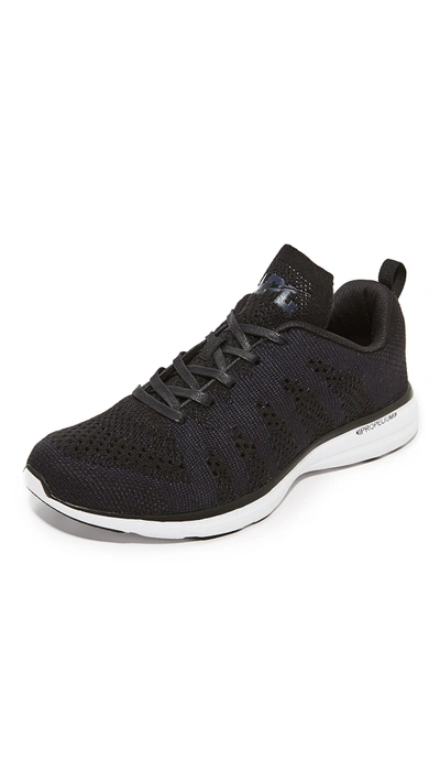 Shop Apl Athletic Propulsion Labs Cashmere Techloom Pro Running Sneakers In Black