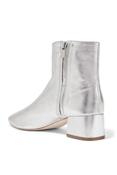 Shop Loeffler Randall Carter Metallic Leather Ankle Boots