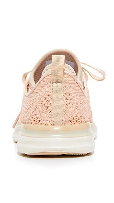 Shop Apl Athletic Propulsion Labs Techloom Phantom Sneakers In Blush/cream