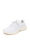 Apl Athletic Propulsion Labs Techloom Phantom 3d Mesh Sneakers In White Pristine