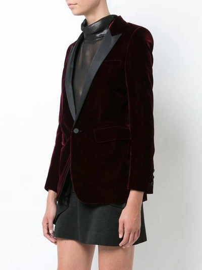 Shop Saint Laurent Classic Fitted Blazer