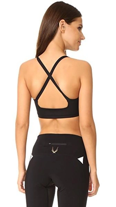 Shop Lucas Hugh Core Performance Sports Bra In Black