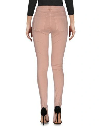 Shop Acne Studios Casual Pants In Pale Pink