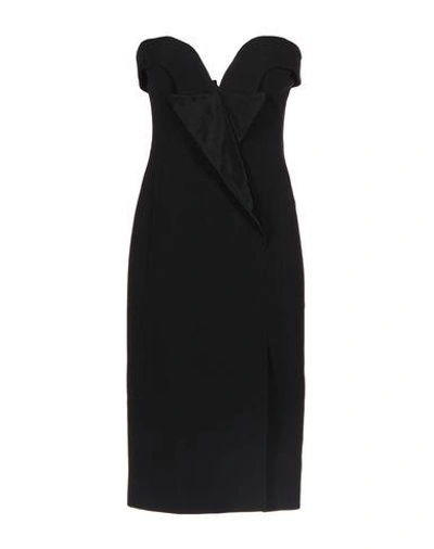 Shop Stella Mccartney Midi Dress In Black