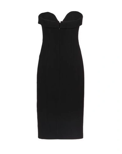 Shop Stella Mccartney Midi Dress In Black