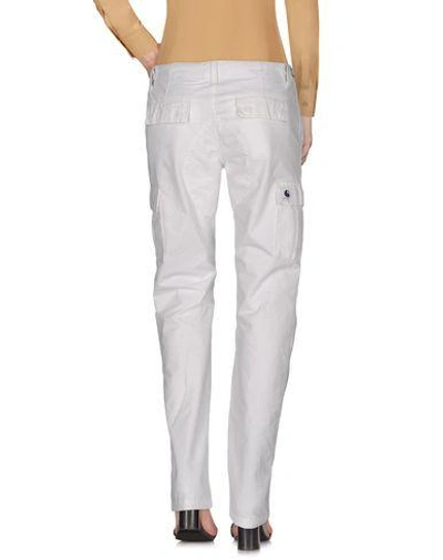 Shop Carhartt Casual Pants In White