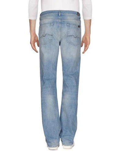 Shop 7 For All Mankind Denim Pants In Blue