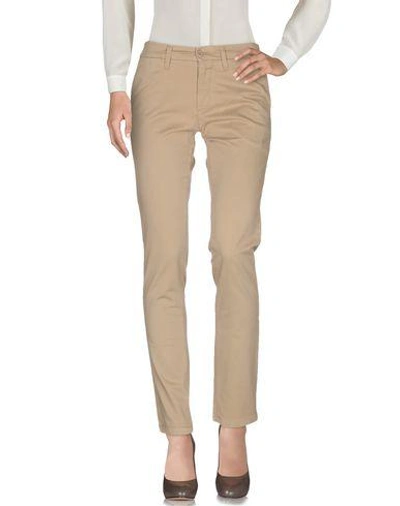 Shop Carhartt Casual Pants In Sand