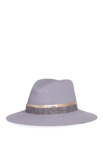 Shop Maison Michel 'henrietta' Rabbit Furfelt Fedora Hat
