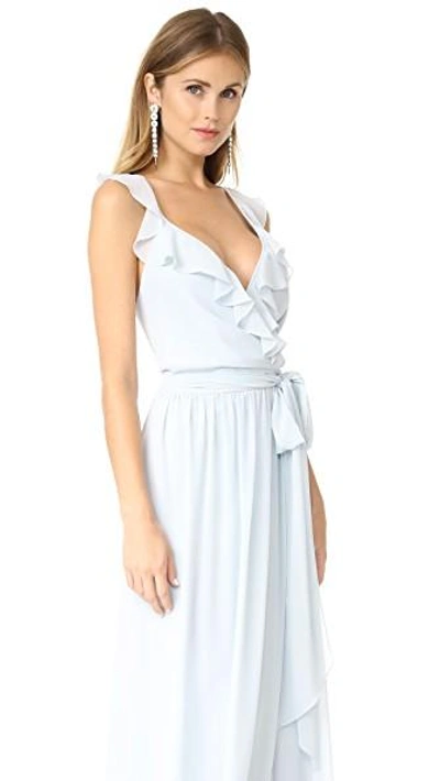 Shop Joanna August Lacey Ruffle Dress In Morning Dew