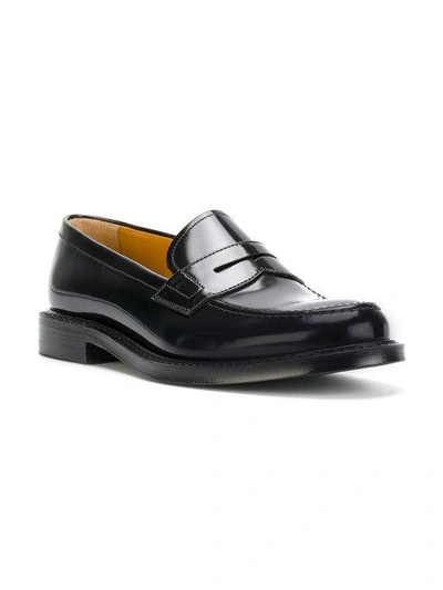 Shop Church's Staden Leather Loafers In Black