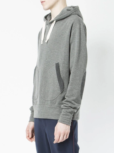 Shop Junya Watanabe Rear Print Hoodie