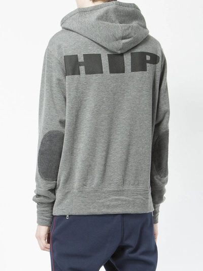 Shop Junya Watanabe Rear Print Hoodie