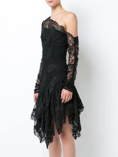 Shop Zimmermann Asymmetric Lace Dress