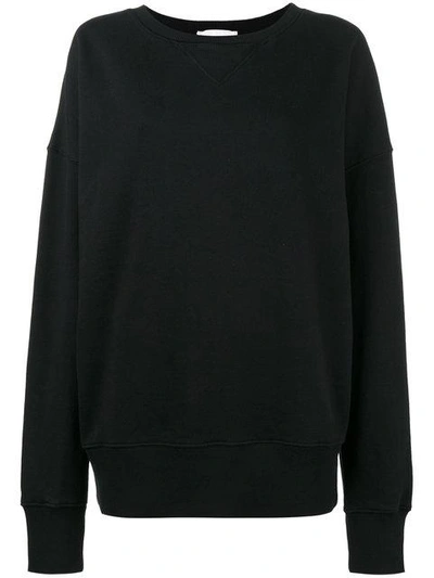 Shop Faith Connexion Rear Printed Sweatshirt In Black