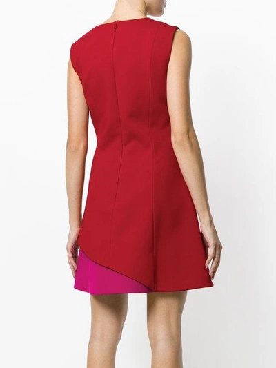 Shop Fausto Puglisi Colour-block Flared Dress