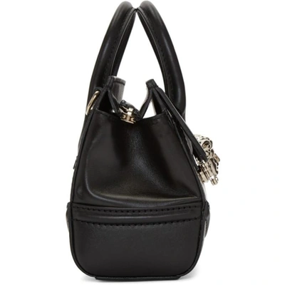 Shop Versace Black Mini Empire Bag