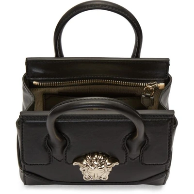 Shop Versace Black Mini Empire Bag