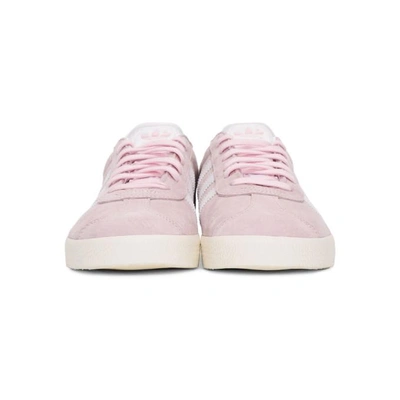 Shop Adidas Originals Pink Suede Gazelle Og Sneakers