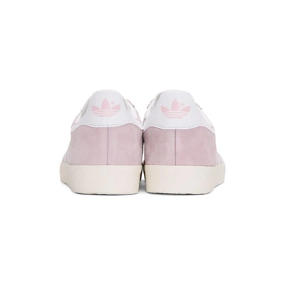 Shop Adidas Originals Pink Suede Gazelle Og Sneakers