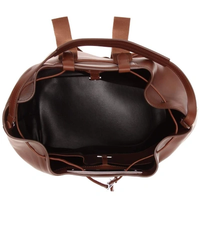 Shop The Row Backpack 11 Leather Backpack In Brown