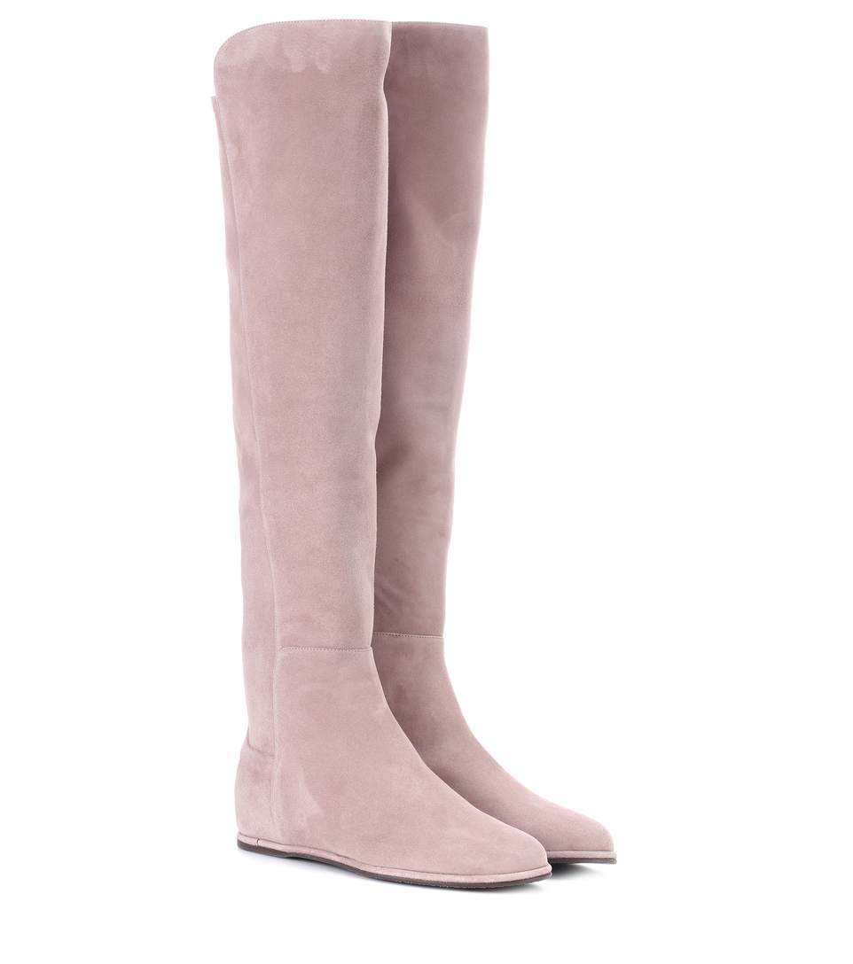 stuart weitzman pink boots