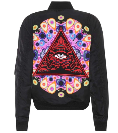 Givenchy Printed Bomber Jacket In Black