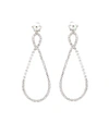MIU MIU Crystal-embellished clip-on earrings