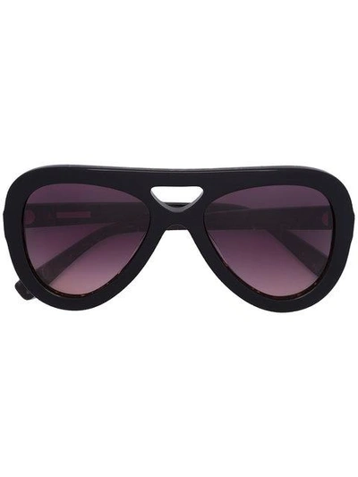 Shop Derek Lam Charlotte Sunglass - Black