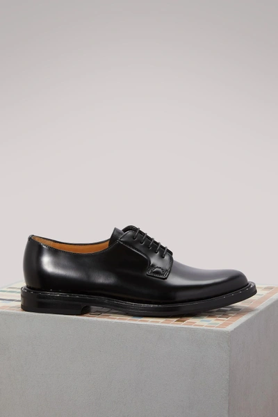 Shop Church's Rebecca Leather Derby Shoes In Black