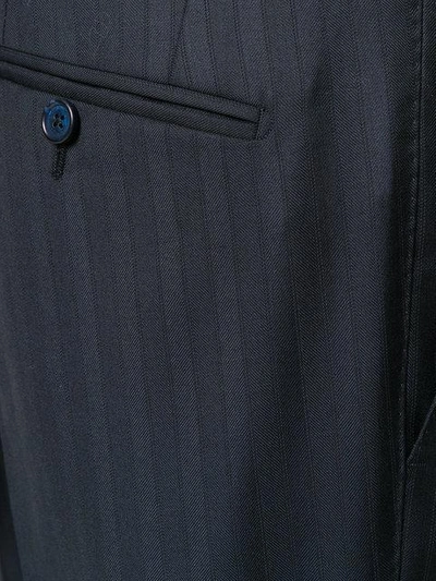Shop Dolce & Gabbana Pinstripe Suit In Blue