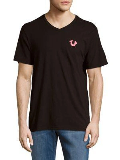 Shop True Religion Activewear Logo Shirt In Black