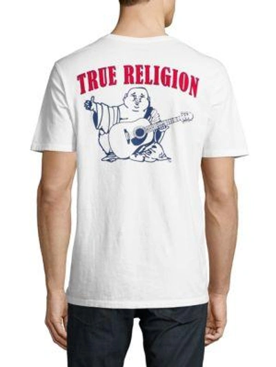 Shop True Religion Buddha Logo Cotton T-shirt In Black